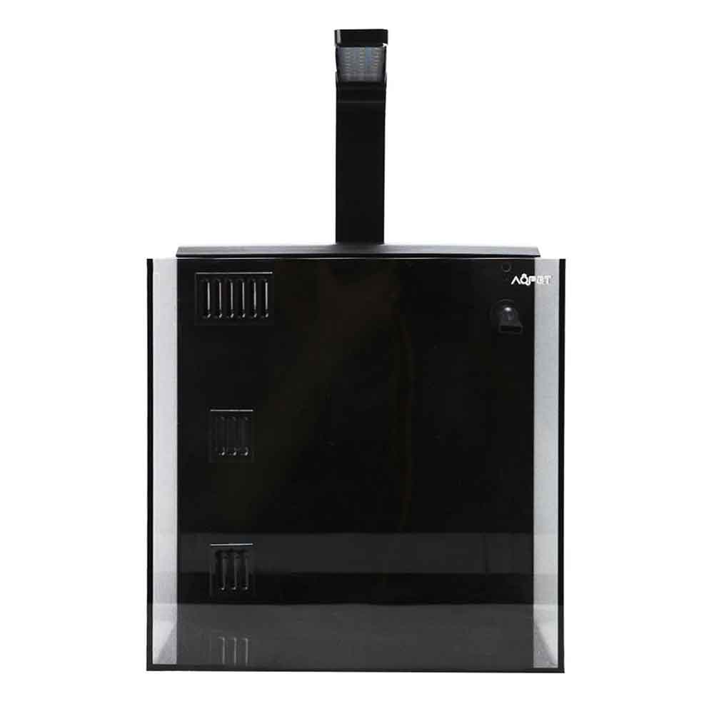 Aqpet Aqua 60 Rear Nero Acquario Vetro Extrachiaro 50x50x50h cm