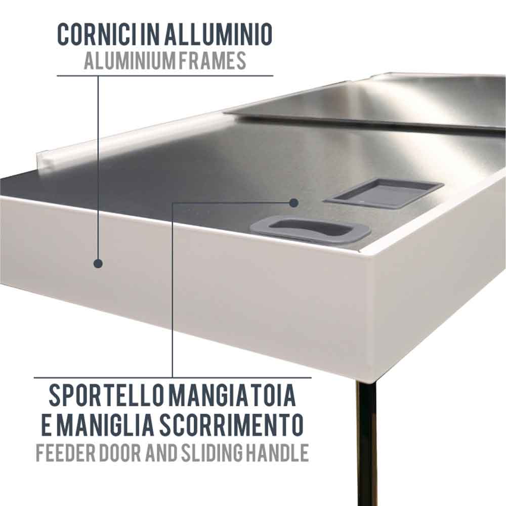 Amtra Acquario Alux Grey Combi con Mobile e 330L 120x50x148h cm