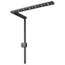 Blau Aquaristic Nano Lumina RGB+W Lampada Led 15W 33,5cm Nero