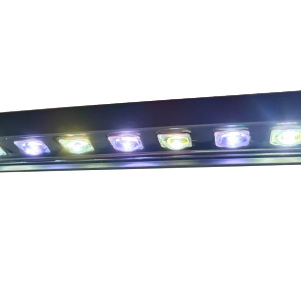 Blau Aquaristic Nano Lumina RGB+W Lampada Led 15W 33,5cm Nero