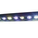 Blau Aquaristic Nano Lumina RGB+W Lampada Led 15W 33,5cm Nero