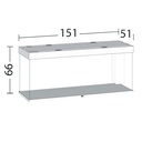 Juwel Acquario Rio 450 Litri LED Bianco 151x51x66H cm