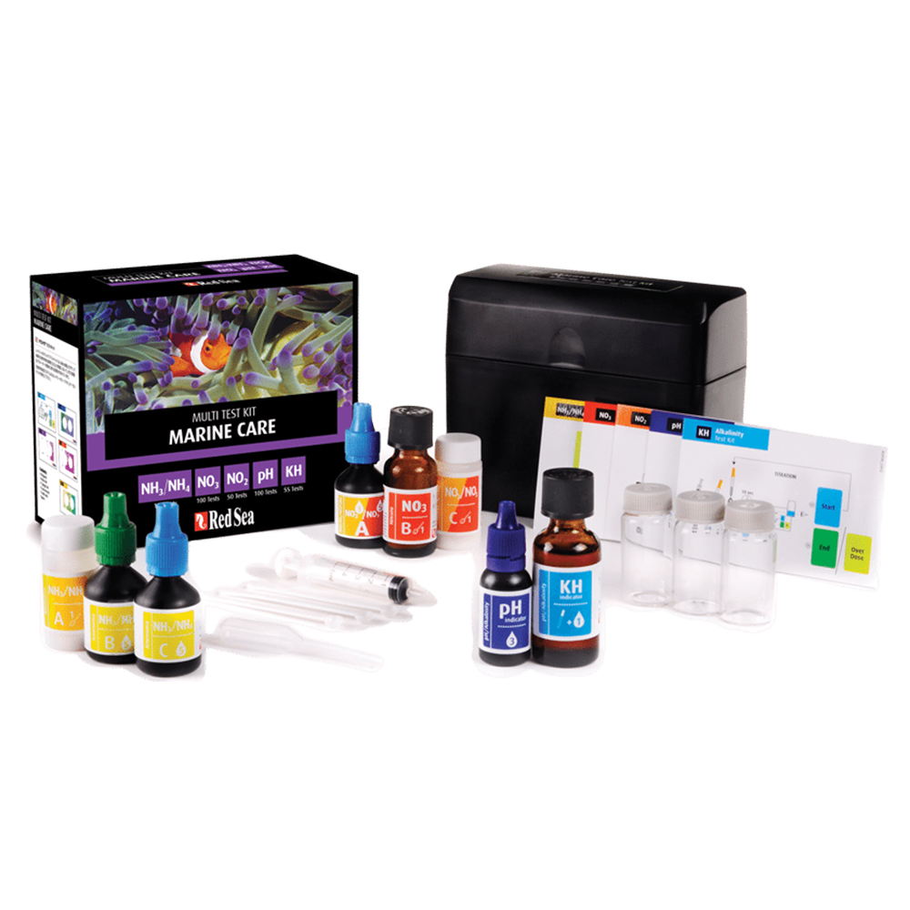 Red Sea Multi Test Kit Marine Care NH3/NH4/NO3/NO2/PH/KH