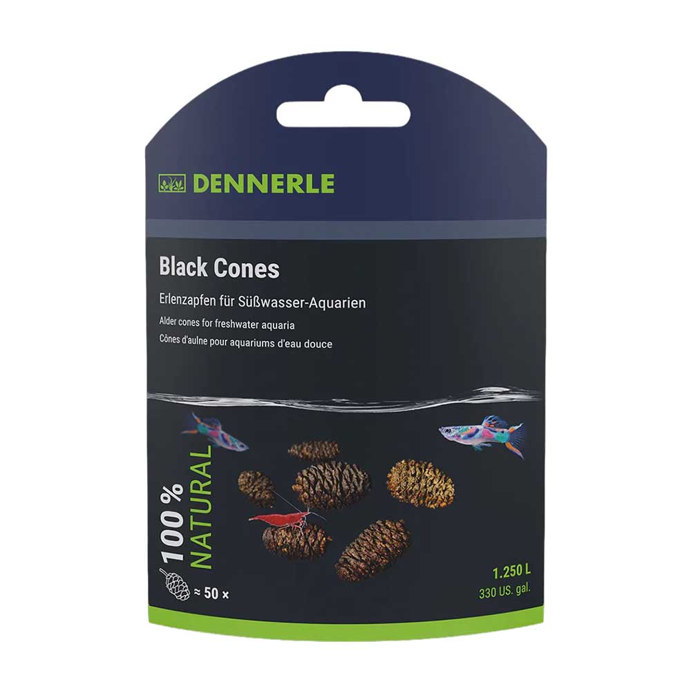 Dennerle Black Cones Pigne di Ontano 50pz per 1200Lt