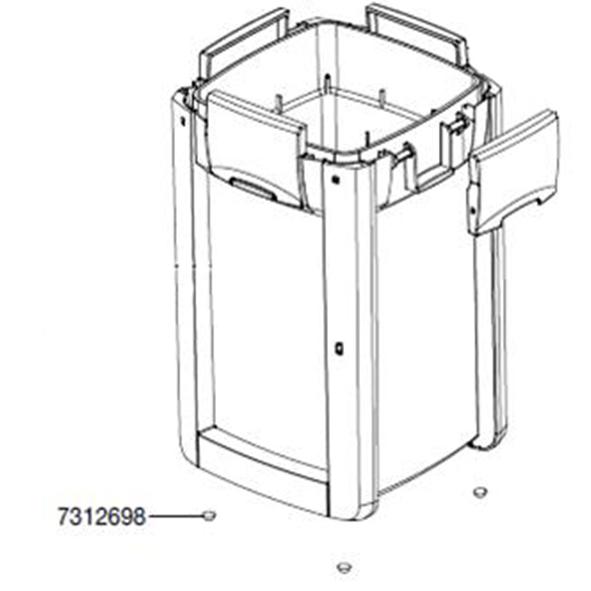 Eheim 7312698 Gommini per Filtri Esterni vari e Mangiatoia Twin 4pz