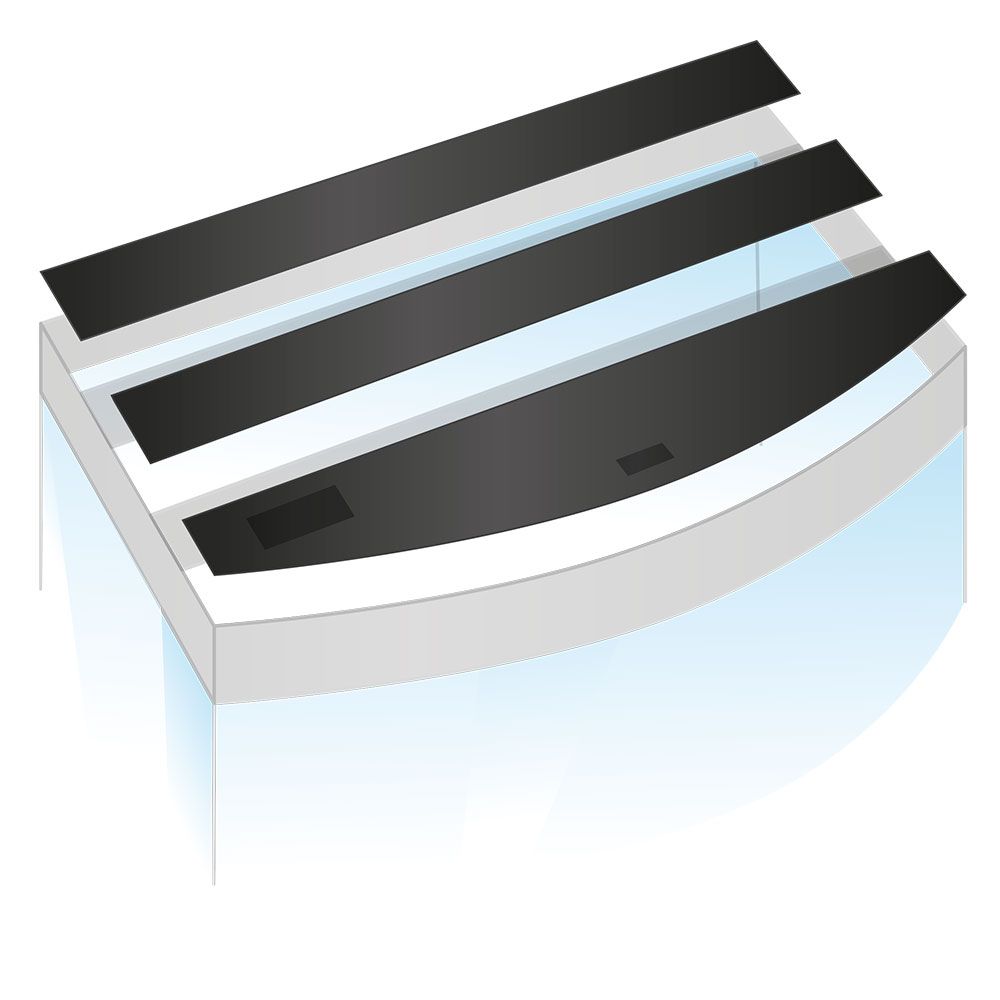 Juwel Flap Set Vision 450 per aggiunta Multilux 3pz