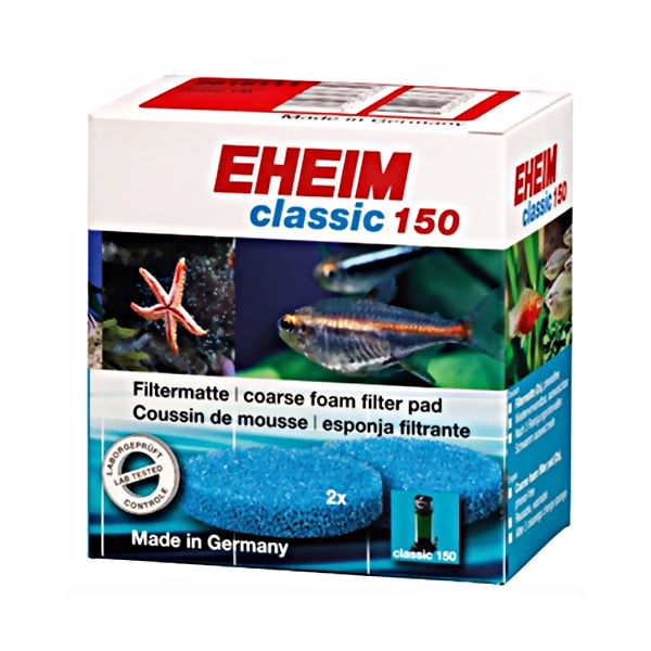 Eheim 2616111 Spugna blu per Filtri esterni Classic 150 2 pz