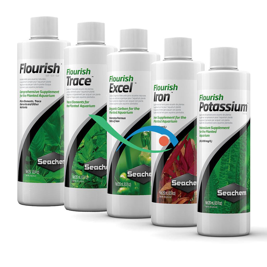 Seachem Programma Fertilizzazione Base 5Pz da 100ml