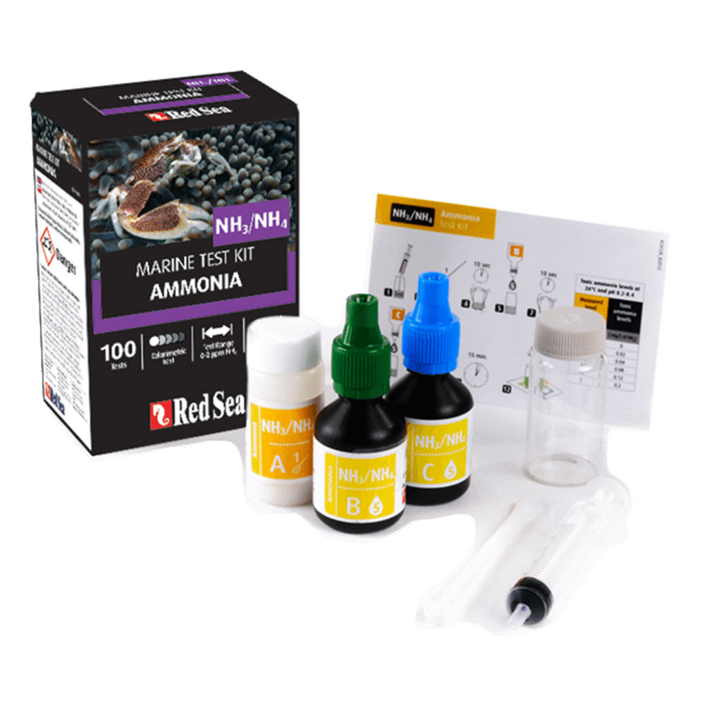 Red Sea Marine Test Kit Ammonia NH3/NH4 100 Test
