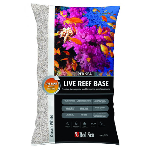 Red Sea Reef Base Ocean White Live Substrato per Acquari di Barriera 10Kg