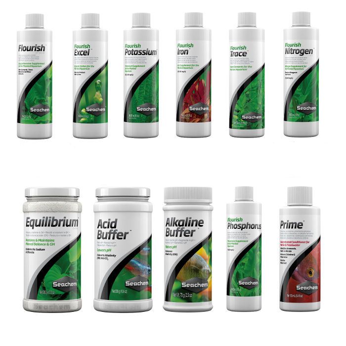 Seachem Programma Fertilizzazione Avanzato 11Pz da 250ml