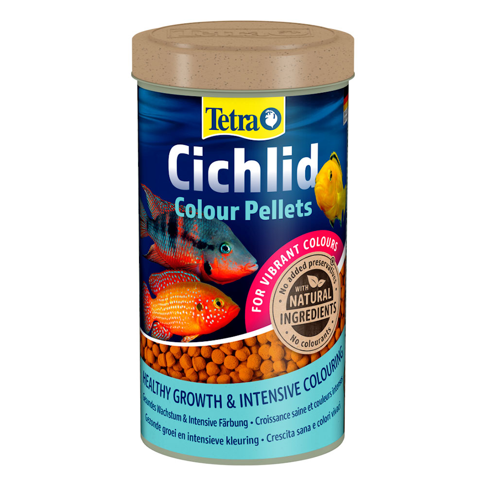 Tetra Cichlid Colour Pellets Natural 500ml 165g