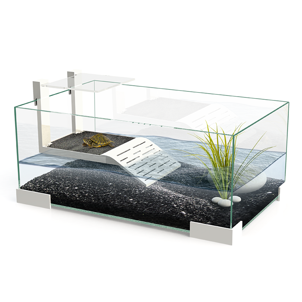 Ciano Tartarium 40 Tartarughiera con isola per Tartarughe d'acqua 40cm