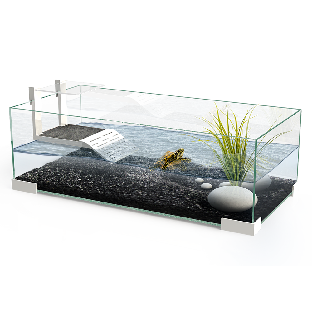Ciano Tartarium 60 Tartarughiera con isola per Tartarughe d'acqua 60cm