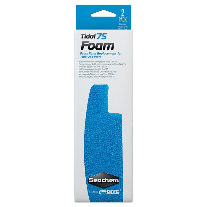 Seachem Foam Spugna di ricambio per Tidal 75 2pz
