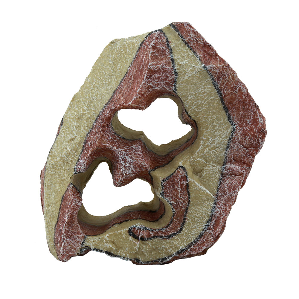 Zolux Roccia Stratificata 2 fori in resina 16cm