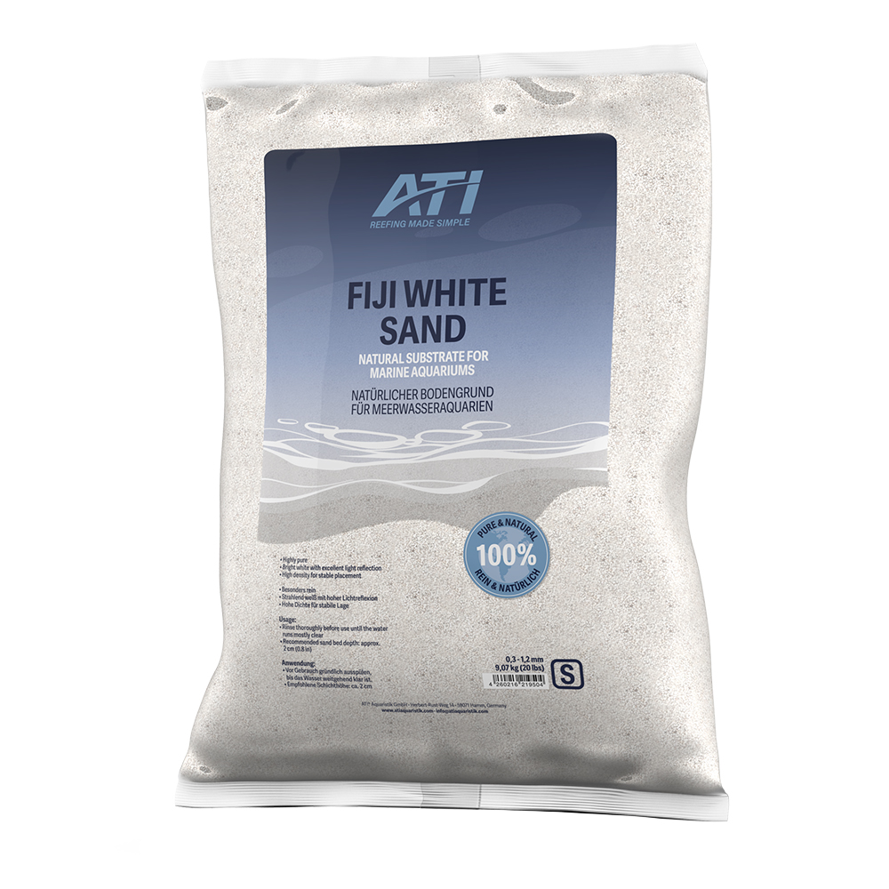 Ati Fiji White Sand S Sabbia fine per Acquari marini 9.07Kg