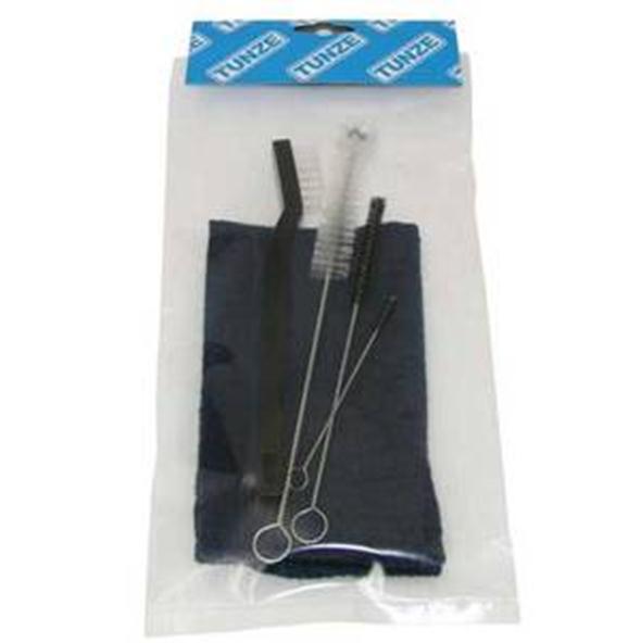 Tunze 0220.500 Set Panno Spazzola e 3 Scovolini