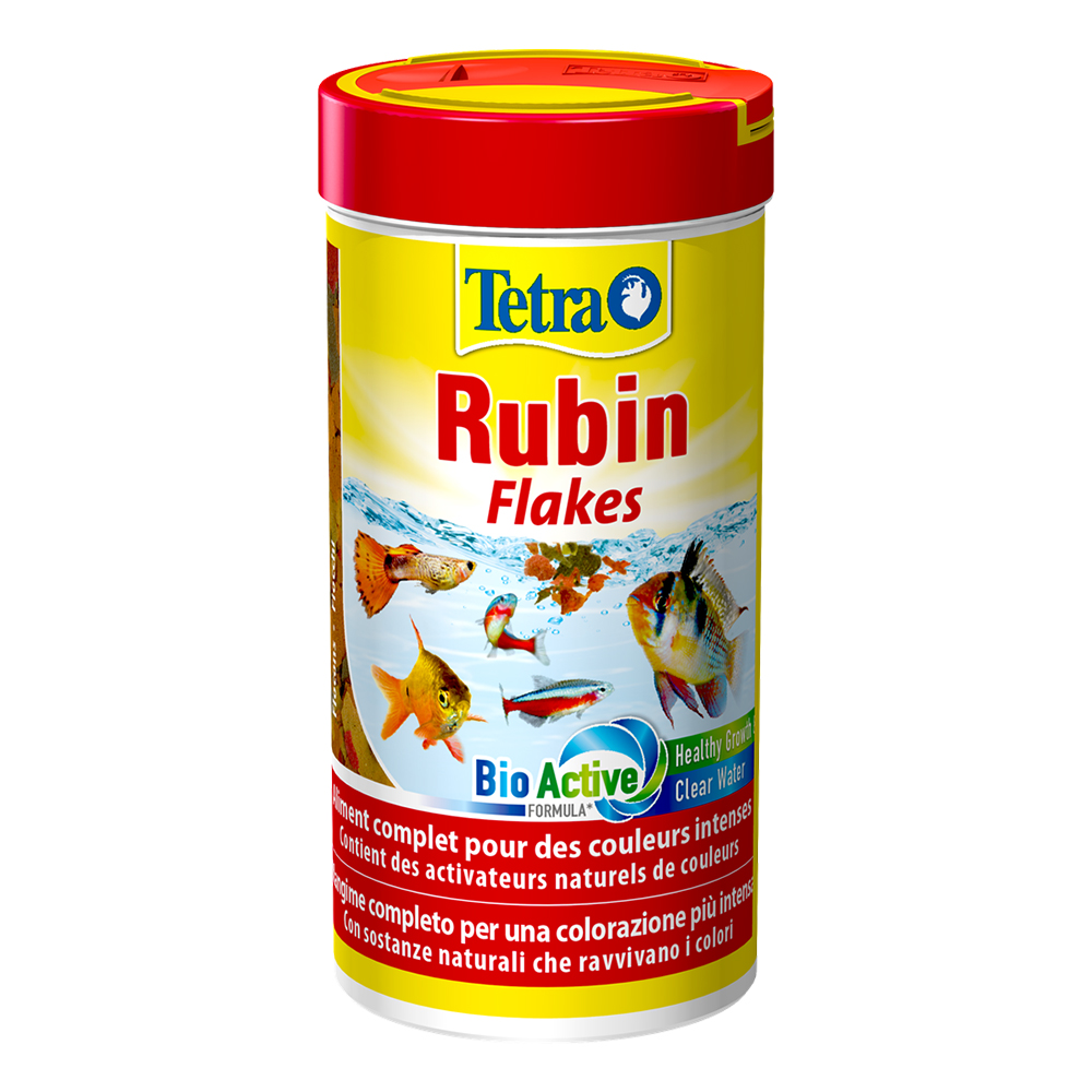 Tetra Rubin Mangime in scaglie per la colorazione 100ml 20gr