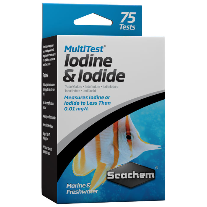 Seachem Multitest: Iodine & Iodide 75 test