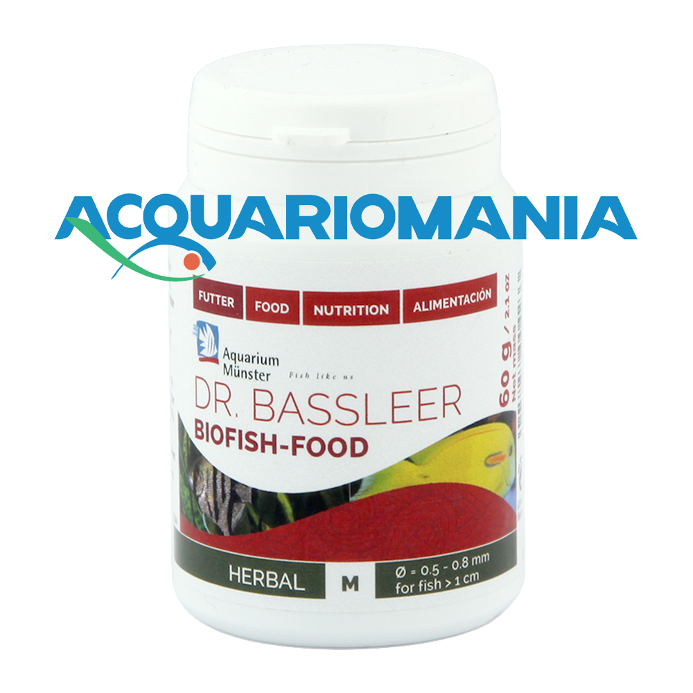 Aquarium Munster Dr. Bassleer Herbal Granulare M 0.5-0.8mm 100ml 60g