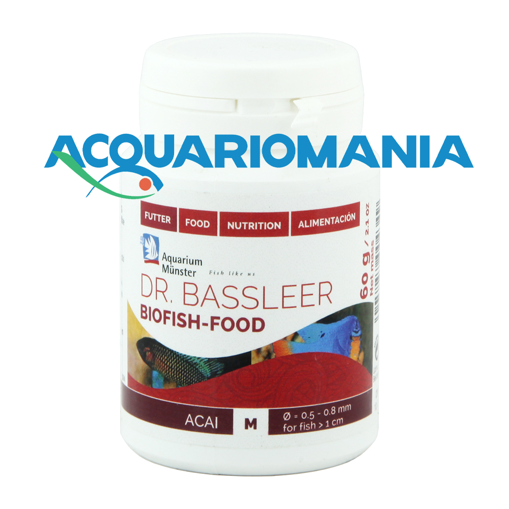 Aquarium Munster Dr. Bassleer Acai Granulare M 0,5-0,8 mm 100ml 60g