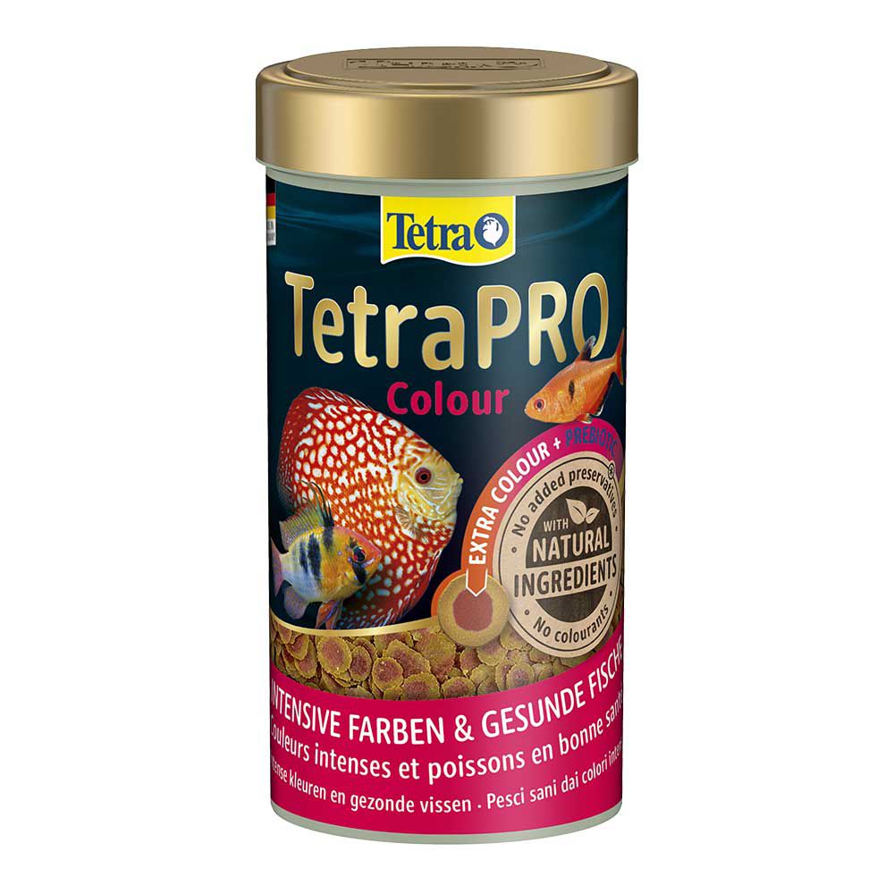 Tetra Pro Colour Natural 250ml Chips con Prebiotici per Colori intensi 55gr
