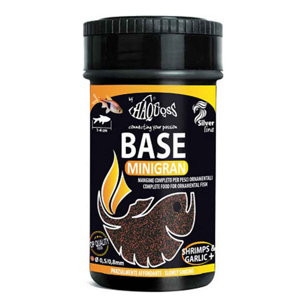 Haquoss Base Minigran per piccoli pesci 100ml 50gr