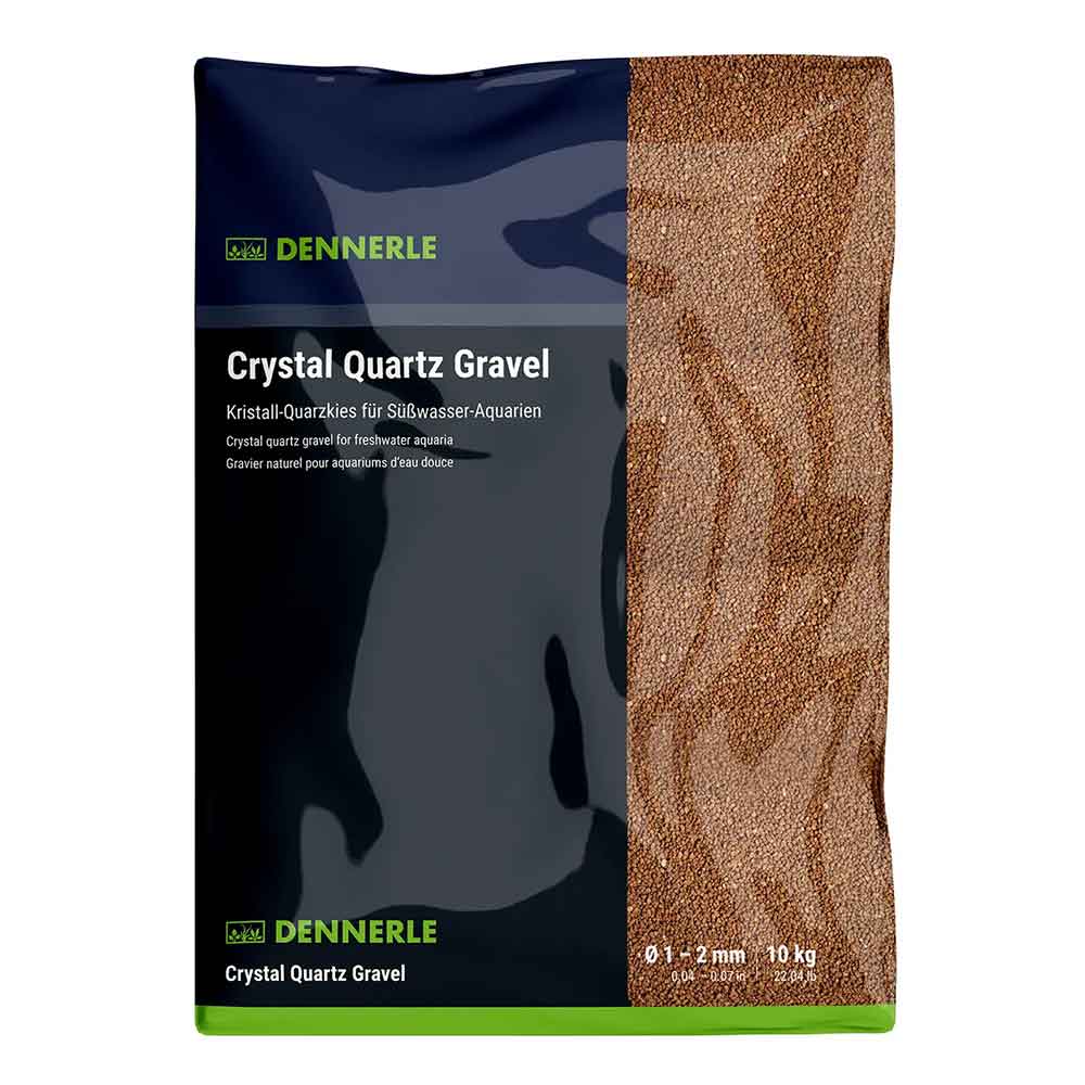 Dennerle Crystal Quartz Ghiaia Cristallo di Quarzo Fulvo 10Kg