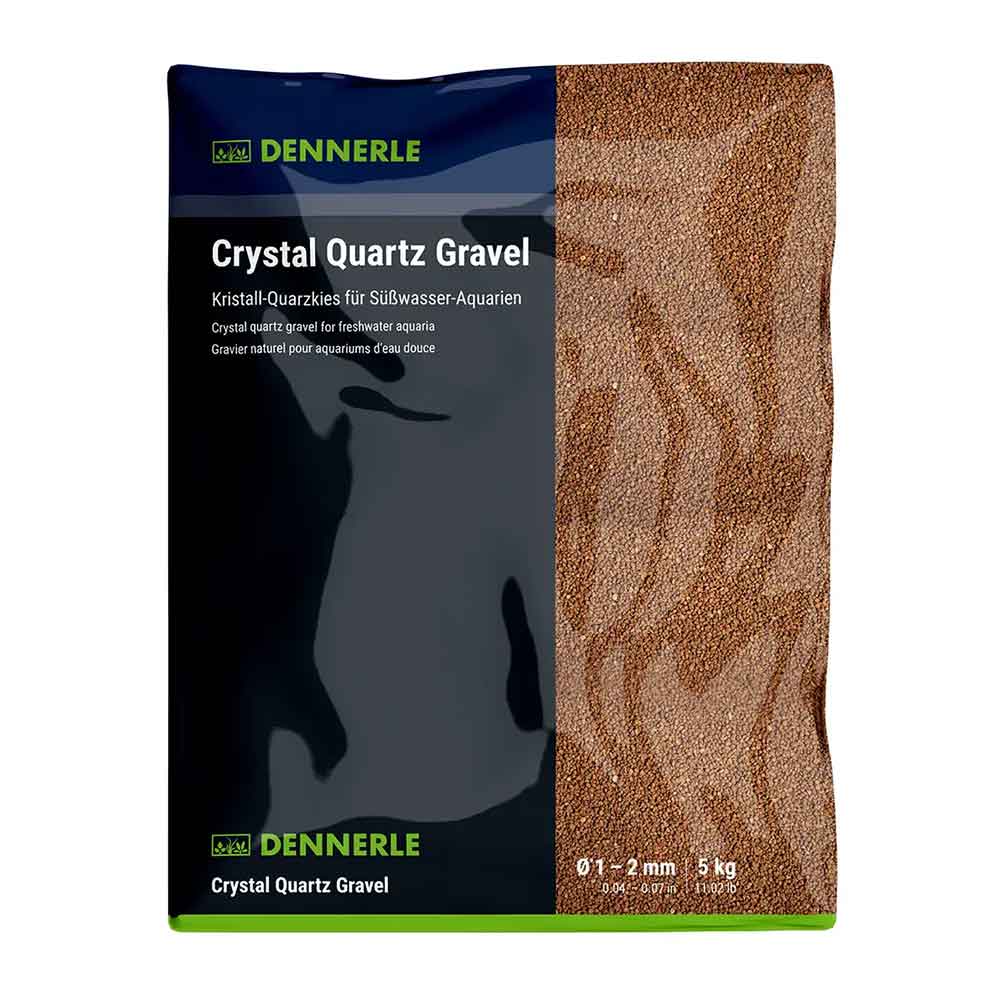 Dennerle Crystal Quartz Ghiaia Cristallo di Quarzo Fulvo 5Kg