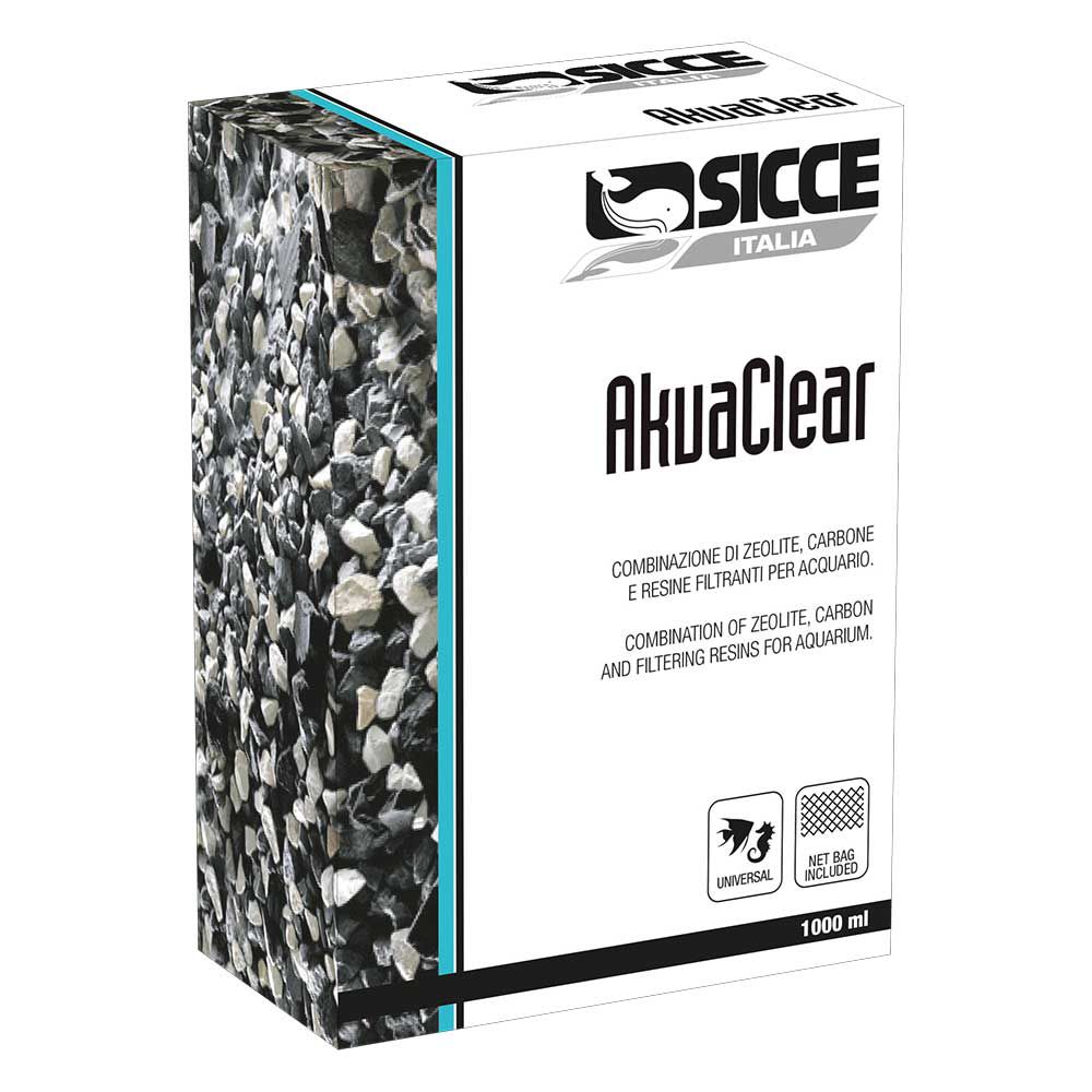 Sicce AkuaClear Zeolite Carbone e Resine con calza da 1000ml