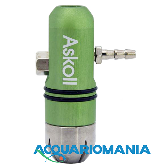 Askoll Nuovo Riduttore di pressione per bombole CO2 passo filetto 10mm