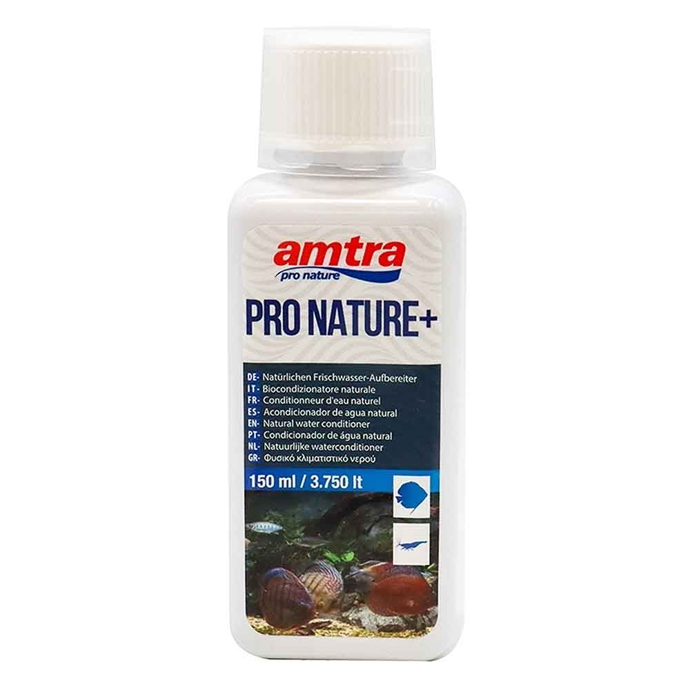 Amtra Pro Nature + Biocondizionatore Naturale per acquari d'acqua dolce 150ml per 3750Lt