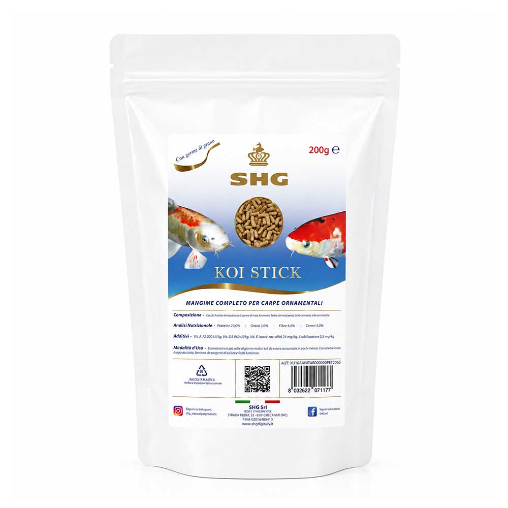 Shg Koistick Mangime per Carpe Koi Busta 200gr