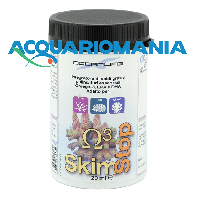 Oceanlife Skim Stop Integratore di Omega 3 per coralli 20 ml