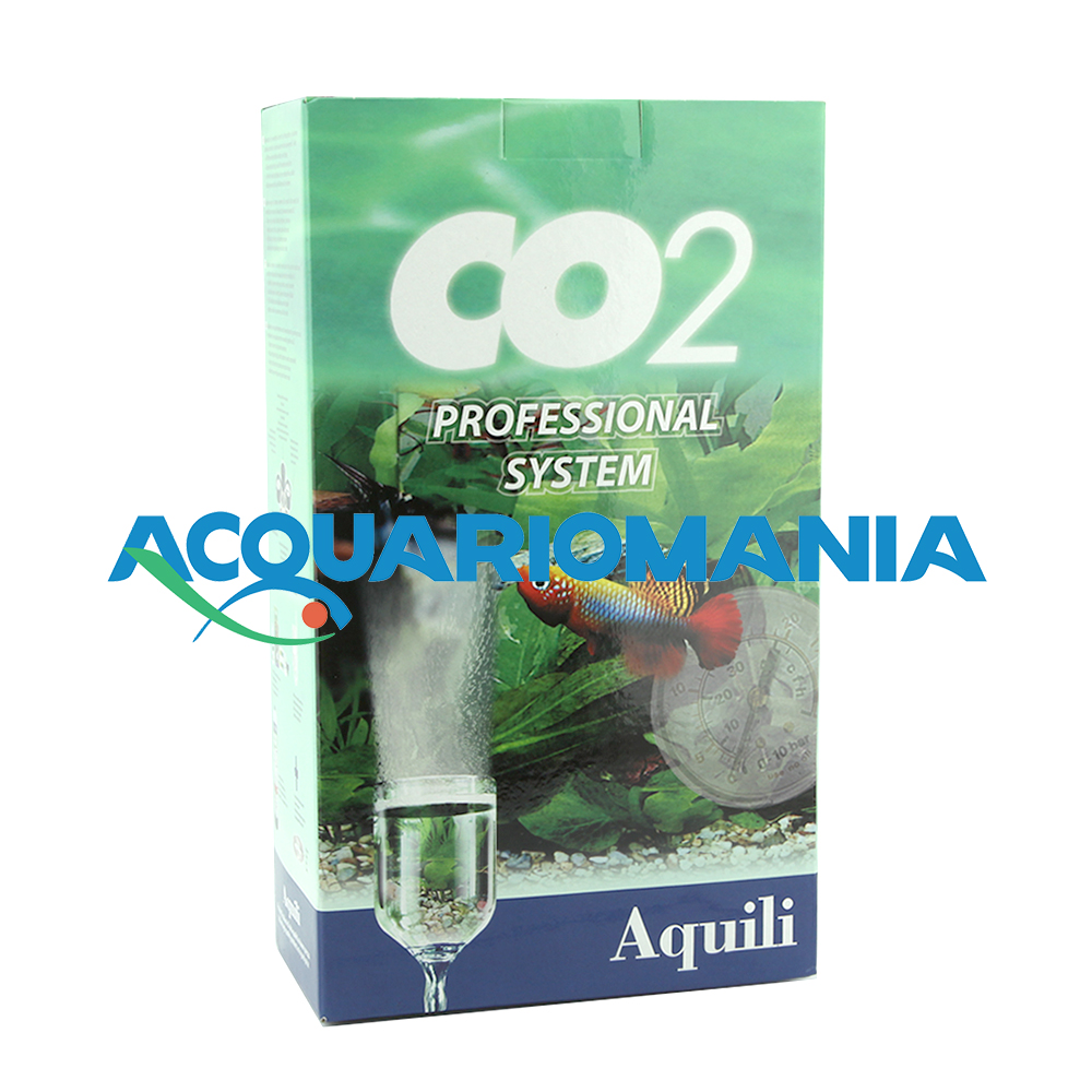 Aquili Impianto CO2 Professional System completo con bombola da 600gr