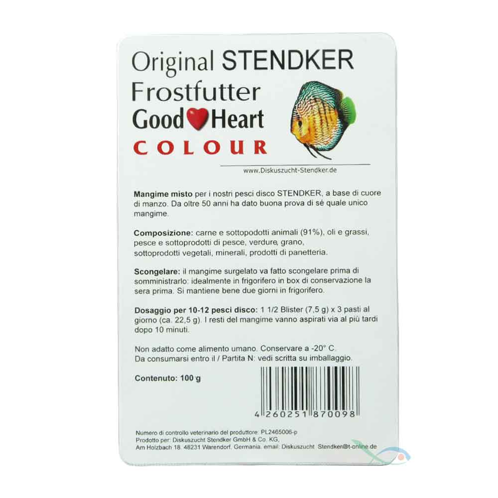 Stendker Good Heart Colour Pastone per Discus mangime congelato 100g
