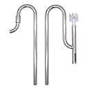 Blau Aquaristic Stainless Steel Pipes In- Out 22 per Filtri esterni in acciaio