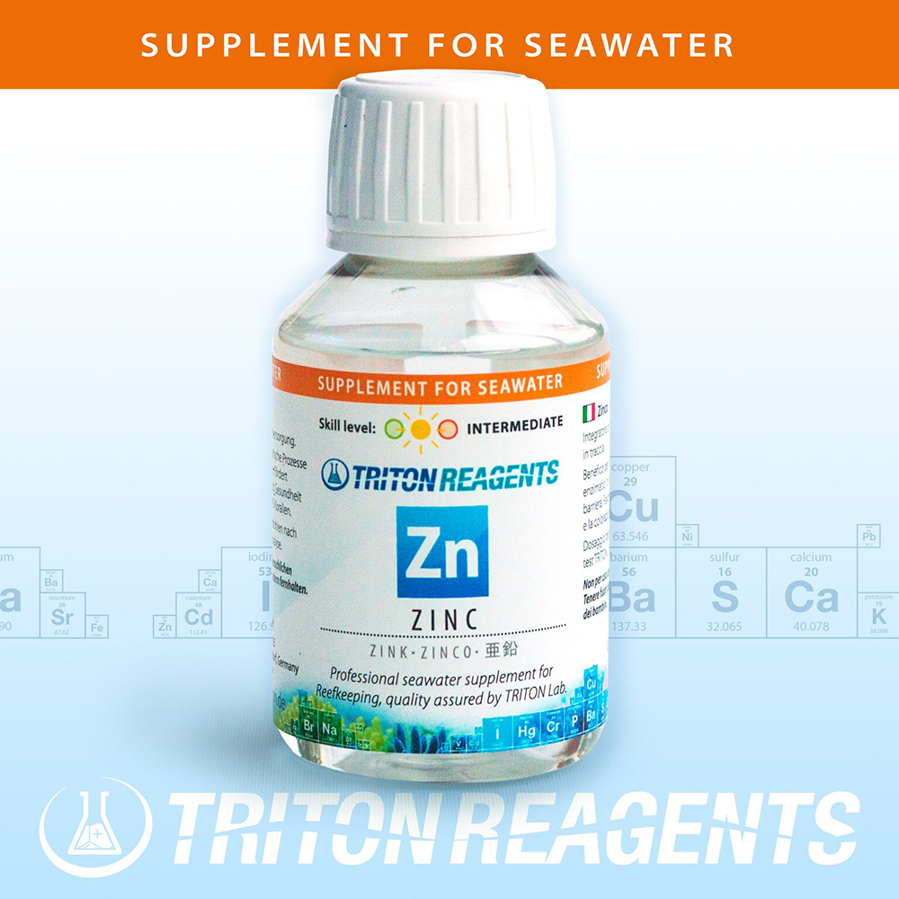 Triton Reagents Zn Zinc Integratore di Zinco 100ml