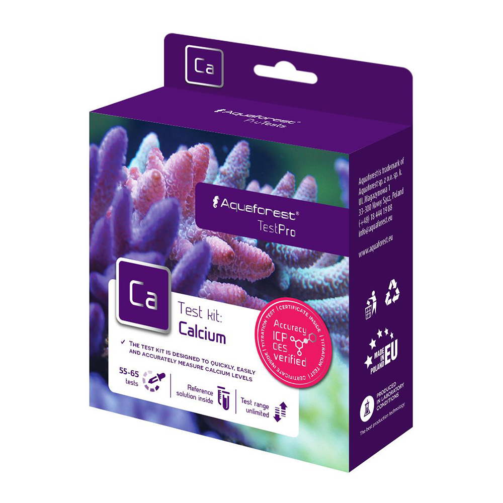 Aquaforest Test Pro Kit Calcium 55-65-misurazioni
