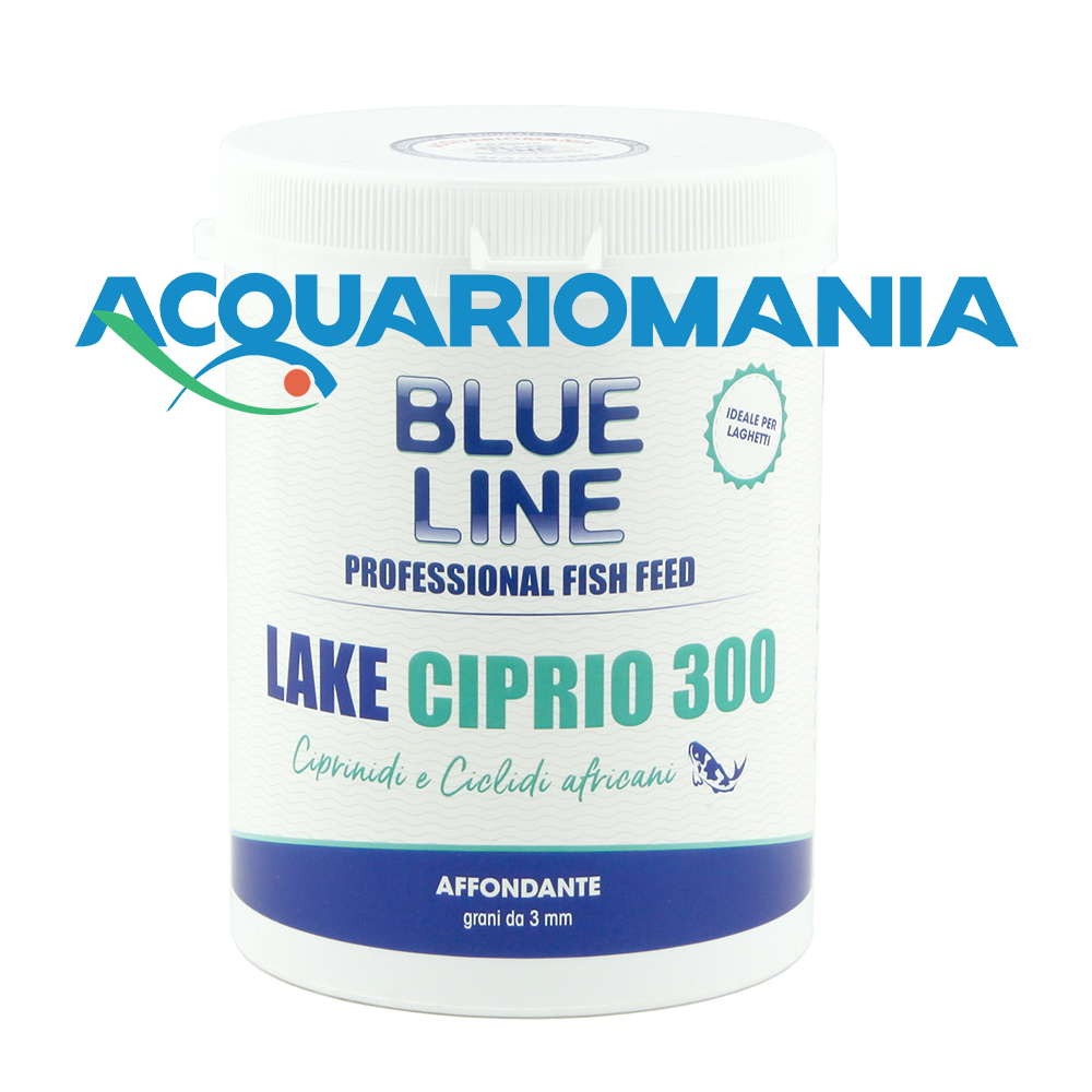 Blue Line Lake Ciprio 300 Affondante per Ciprinidi e Ciclidi Africani 3mm 1L 600g