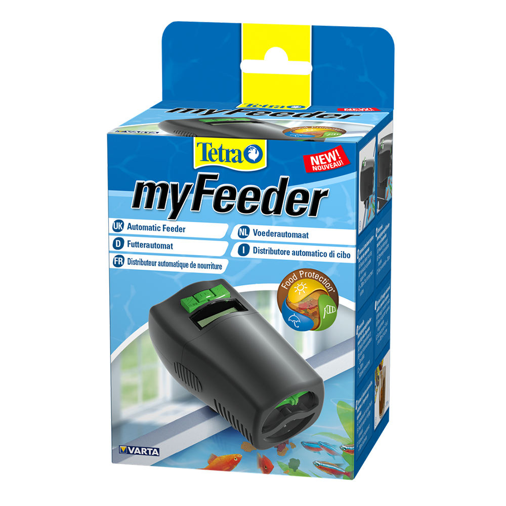 Tetra My Feeder Mangiatoia automatica nera