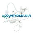 Reptalux Lampada Flessibile a Pinza E27 con UV-A e UV-B 50W bianco