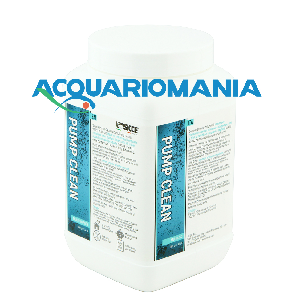 Sicce Pump Clean Disincrostante per pompe filtri e accessori 900g
