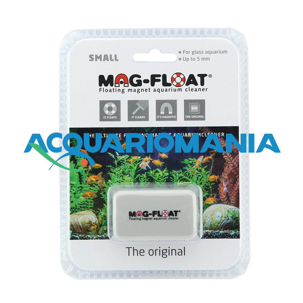 Mag Float Small Calamita galleggiante con guida lama per vetri fino a 5 mm