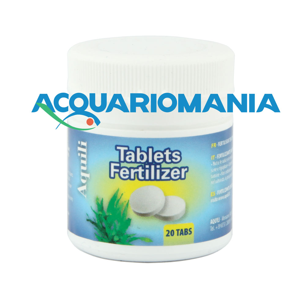 Aquili Tablets Fertilizer 20 Tabs per il substrato