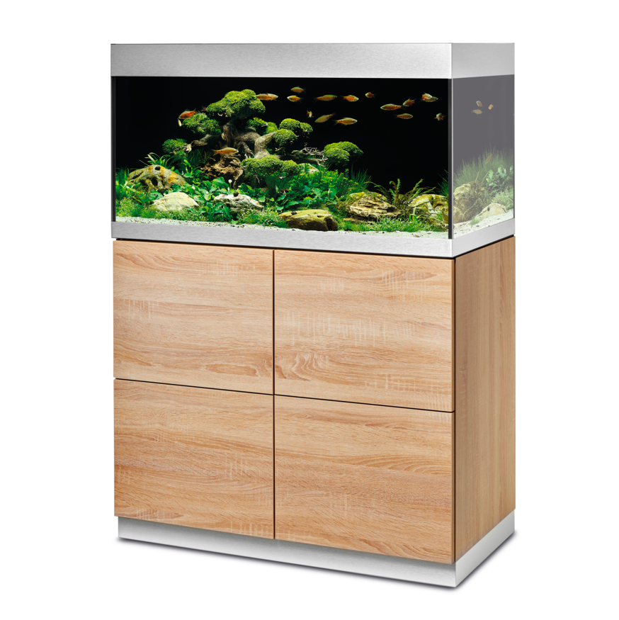 Oase HighLine Optiwhite 200 Acquario e Supporto Quercia 202 litri
