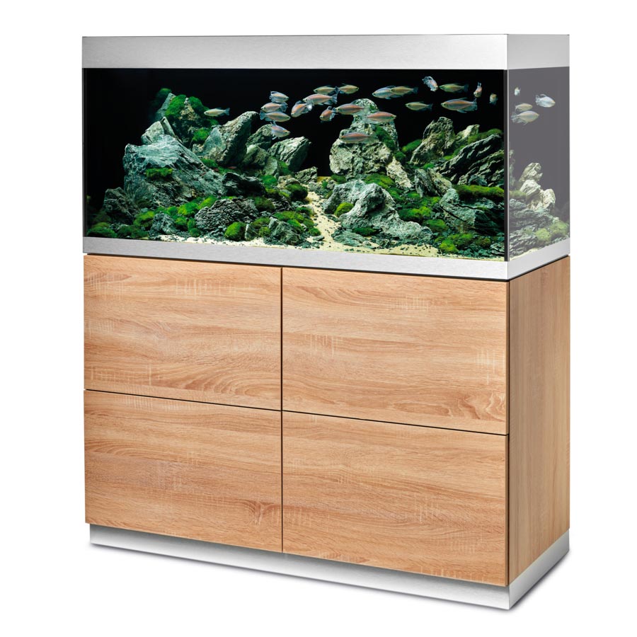 Oase HighLine Optiwhite 300 Acquario e Supporto Quercia 302 litri
