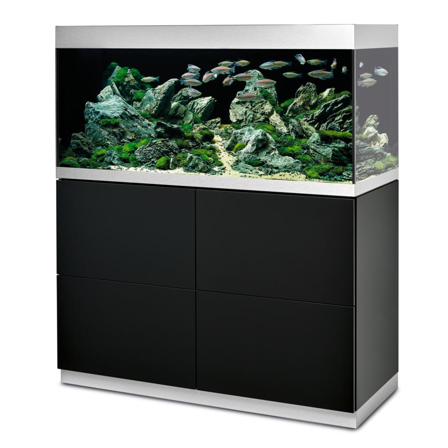 Oase HighLine Optiwhite 300 Acquario e Supporto Nero 302 litri