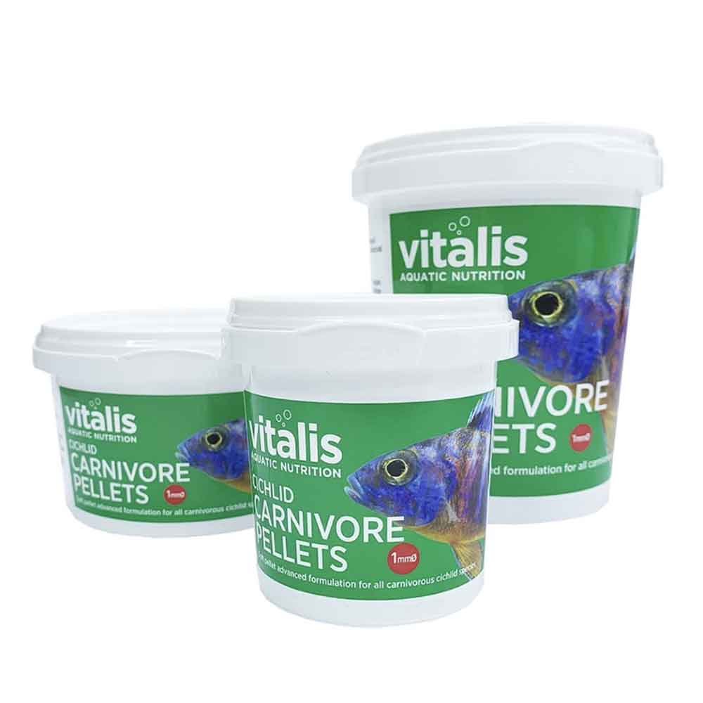 Vitalis Cichlid Carnivore Pellets 1mm 70g
